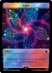 Copy // Alien Warrior Double-Sided Token (Surge Foil) [Doctor Who Tokens] | Tables and Towers