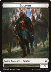 Soldier // Zombie Double-Sided Token [Commander Legends Tokens] | Tables and Towers