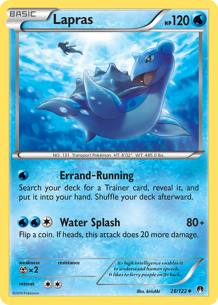 Lapras (28/122) [XY: BREAKpoint] | Tables and Towers