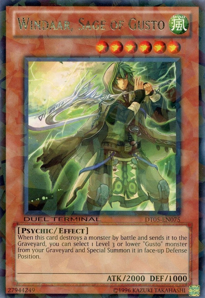 Windaar, Sage of Gusto [DT05-EN075] Rare | Tables and Towers