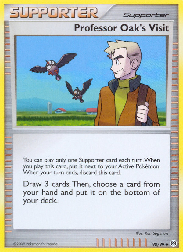 Professor Oak's Visit (90/99) [Platinum: Arceus] | Tables and Towers