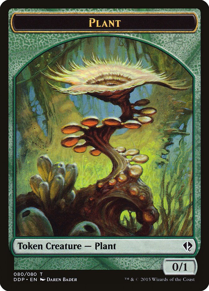 Plant Token [Duel Decks: Zendikar vs. Eldrazi] | Tables and Towers