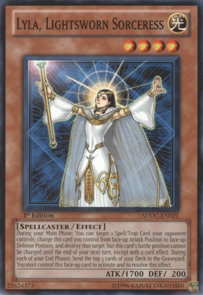 Lyla, Lightsworn Sorceress [SDDC-EN021] Common | Tables and Towers