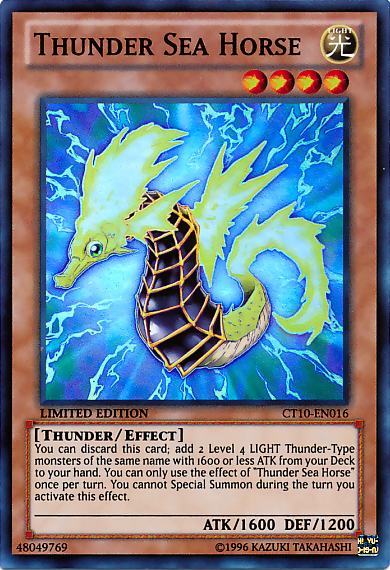 Thunder Sea Horse [CT10-EN016] Super Rare | Tables and Towers