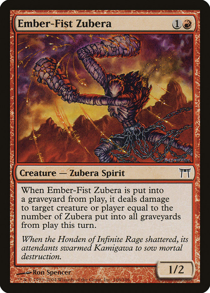 Ember-Fist Zubera [Champions of Kamigawa] | Tables and Towers