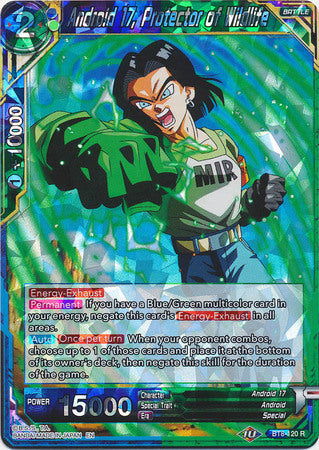 Android 17, Protector of Wildlife (BT8-120) [Malicious Machinations] | Tables and Towers