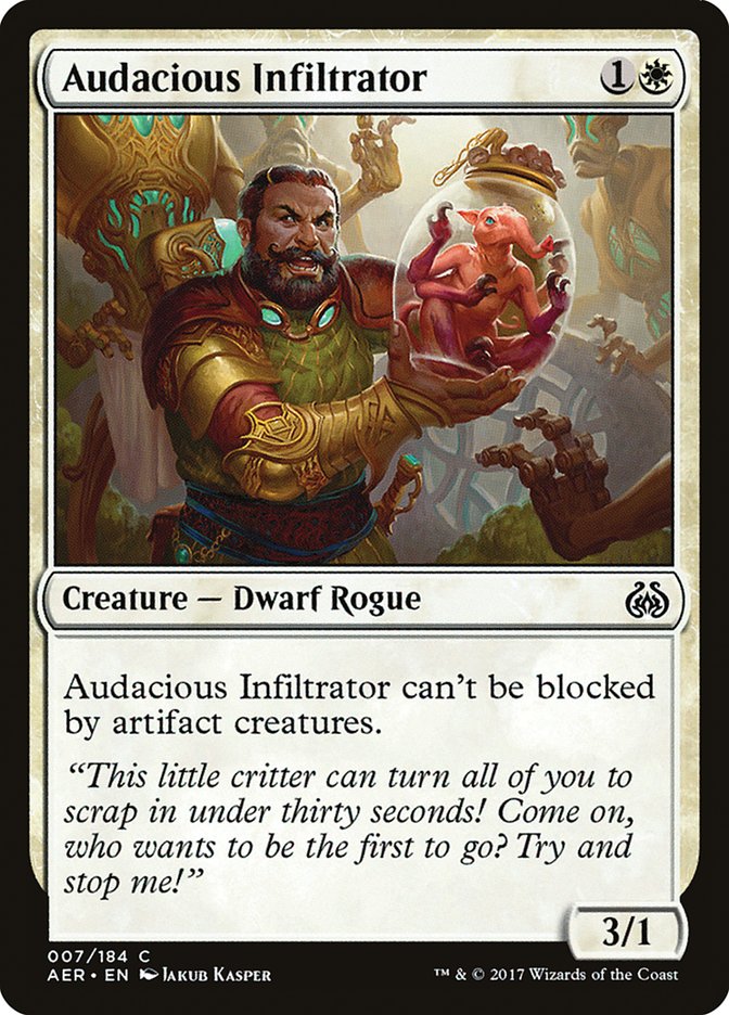 Audacious Infiltrator [Aether Revolt] | Tables and Towers