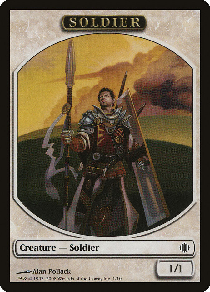 Soldier Token [Shards of Alara Tokens] | Tables and Towers