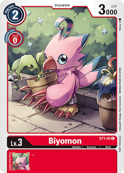 Biyomon [ST1-02] (Official Tournament Pack Vol.3) [Starter Deck: Gaia Red Promos] | Tables and Towers