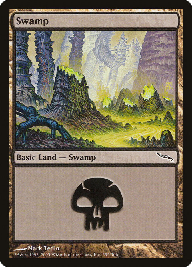 Swamp (295) [Mirrodin] | Tables and Towers