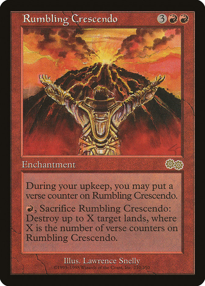 Rumbling Crescendo [Urza's Saga] | Tables and Towers