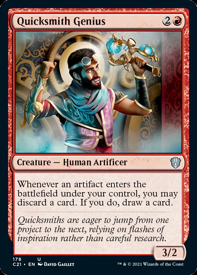 Quicksmith Genius [Commander 2021] | Tables and Towers