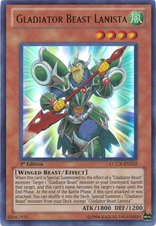 Gladiator Beast Lanista [LCGX-EN252] Ultra Rare | Tables and Towers