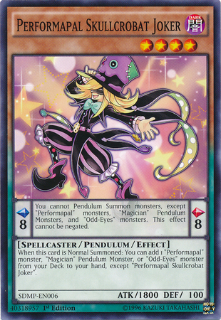 Performapal Skullcrobat Joker [SDMP-EN006] Common | Tables and Towers