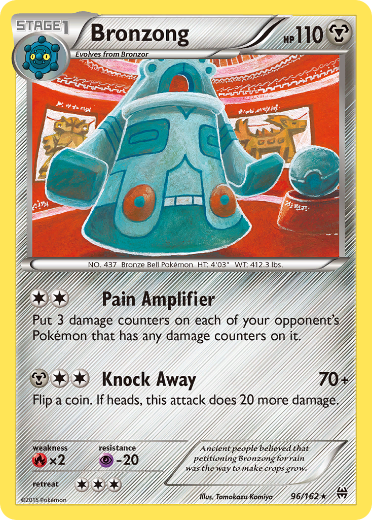 Bronzong (96/162) [XY: BREAKthrough] | Tables and Towers