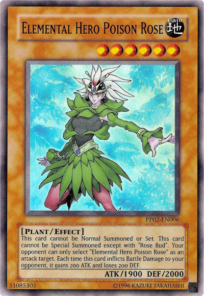 Elemental Hero Poison Rose [PP02-EN006] Super Rare | Tables and Towers