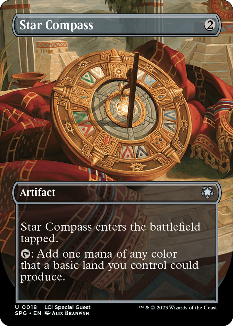 Star Compass (Borderless) [The Lost Caverns of Ixalan Special Guests] | Tables and Towers