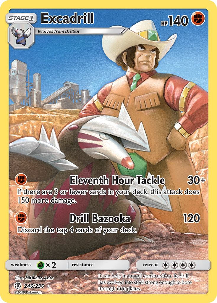 Excadrill (246/236) [Sun & Moon: Cosmic Eclipse] | Tables and Towers