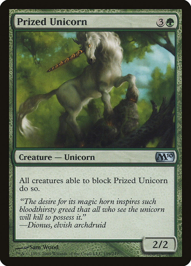 Prized Unicorn [Magic 2010] | Tables and Towers