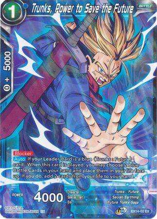 Trunks, Power to Save the Future (EX14-02) [Battle Advanced] | Tables and Towers