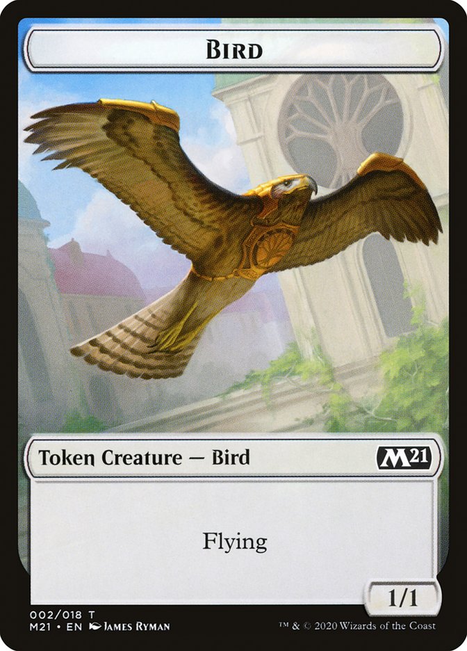 Bird Token [Core Set 2021 Tokens] | Tables and Towers