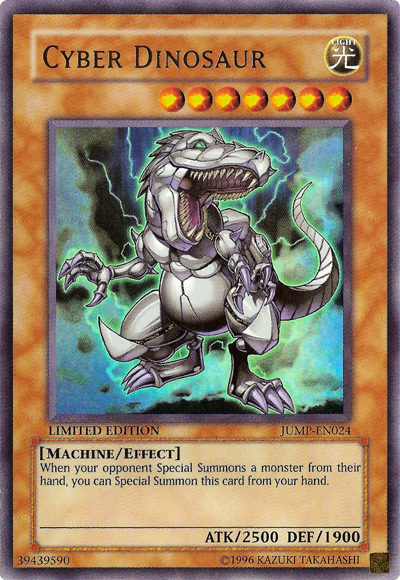 Cyber Dinosaur [JUMP-EN024] Ultra Rare | Tables and Towers