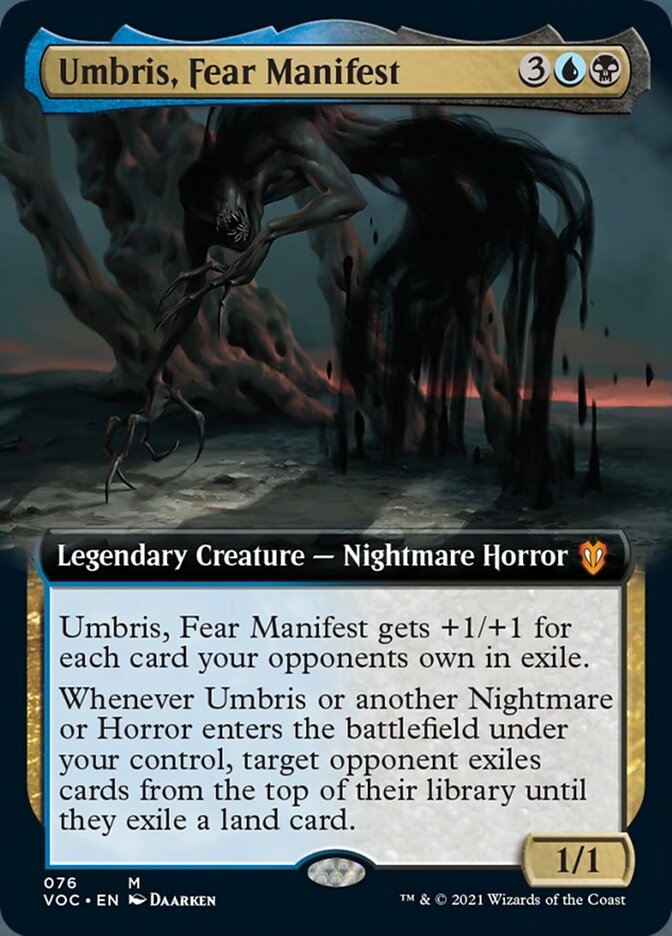 Umbris, Fear Manifest (Extended Art) [Innistrad: Crimson Vow Commander] | Tables and Towers