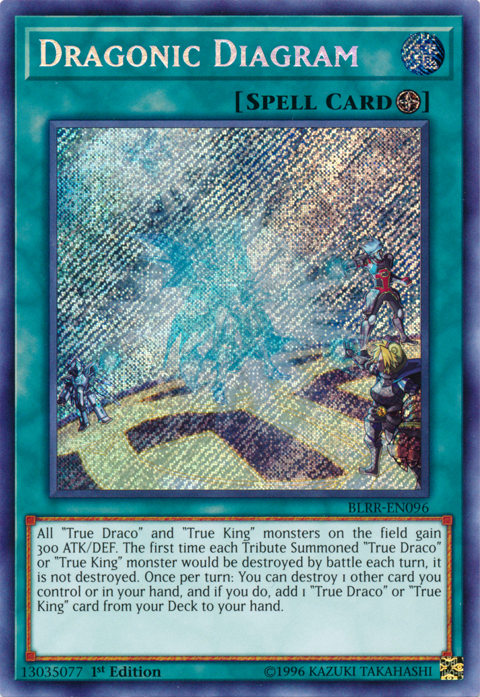 Dragonic Diagram [BLRR-EN096] Secret Rare | Tables and Towers