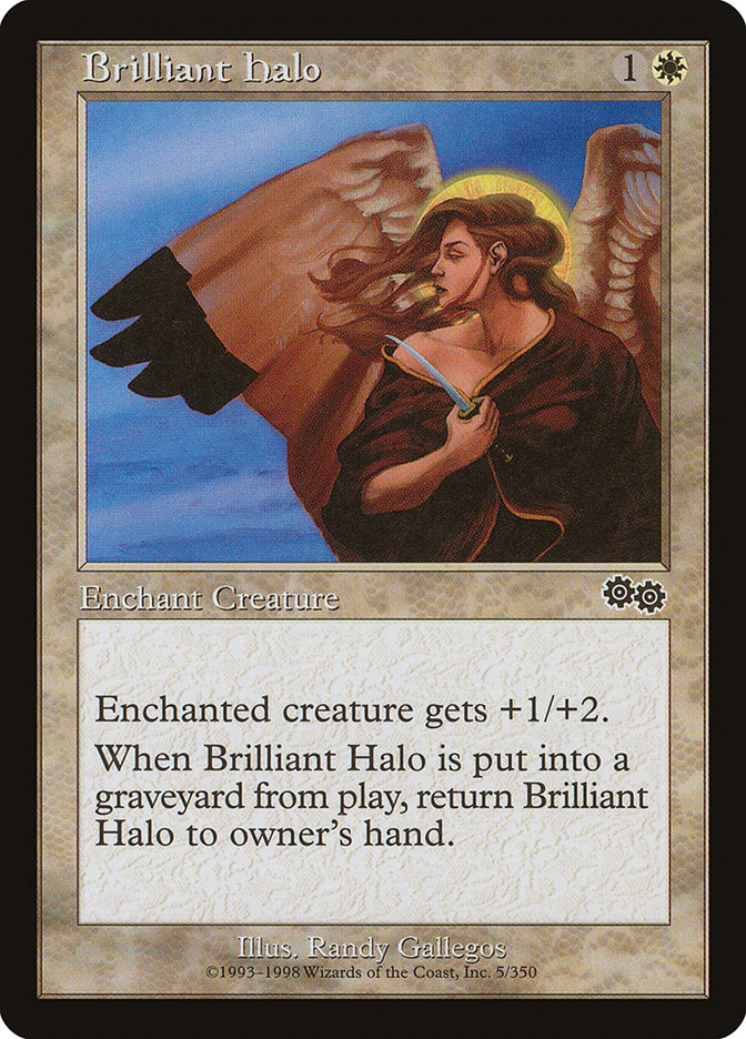 Brilliant Halo [Urza's Saga] | Tables and Towers