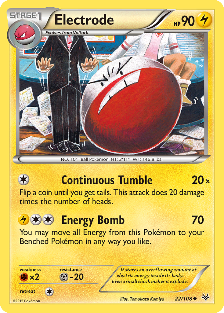 Electrode (22/108) [XY: Roaring Skies] | Tables and Towers