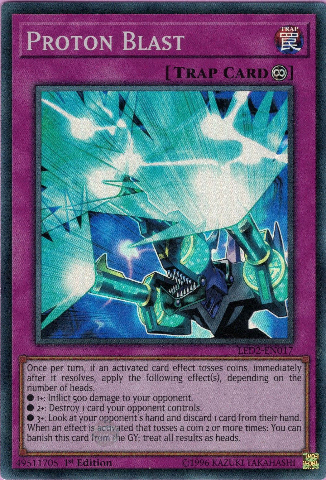 Proton Blast [LED2-EN017] Super Rare | Tables and Towers