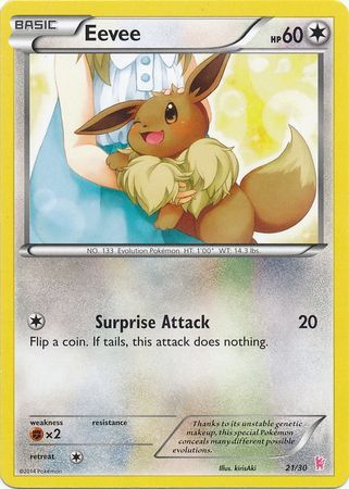 Eevee (21/30) [XY: Trainer Kit - Sylveon] | Tables and Towers