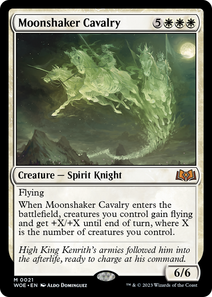 Moonshaker Cavalry [Wilds of Eldraine] | Tables and Towers