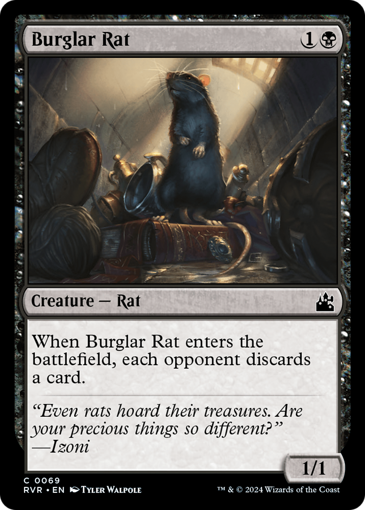 Burglar Rat [Ravnica Remastered] | Tables and Towers