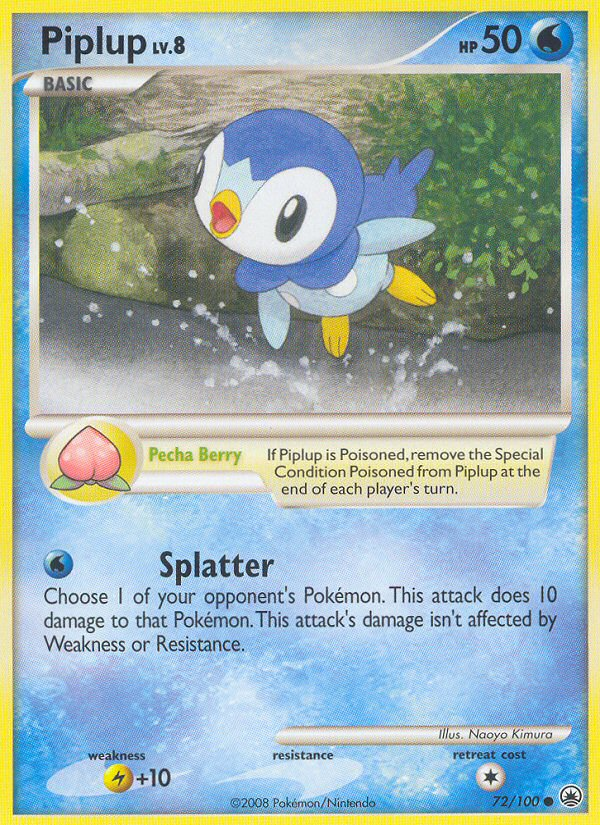 Piplup (72/100) [Diamond & Pearl: Majestic Dawn] | Tables and Towers