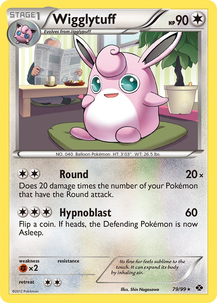 Wigglytuff (79/99) (Cosmos Holo) (Blister Exclusive) [Black & White: Next Destinies] | Tables and Towers