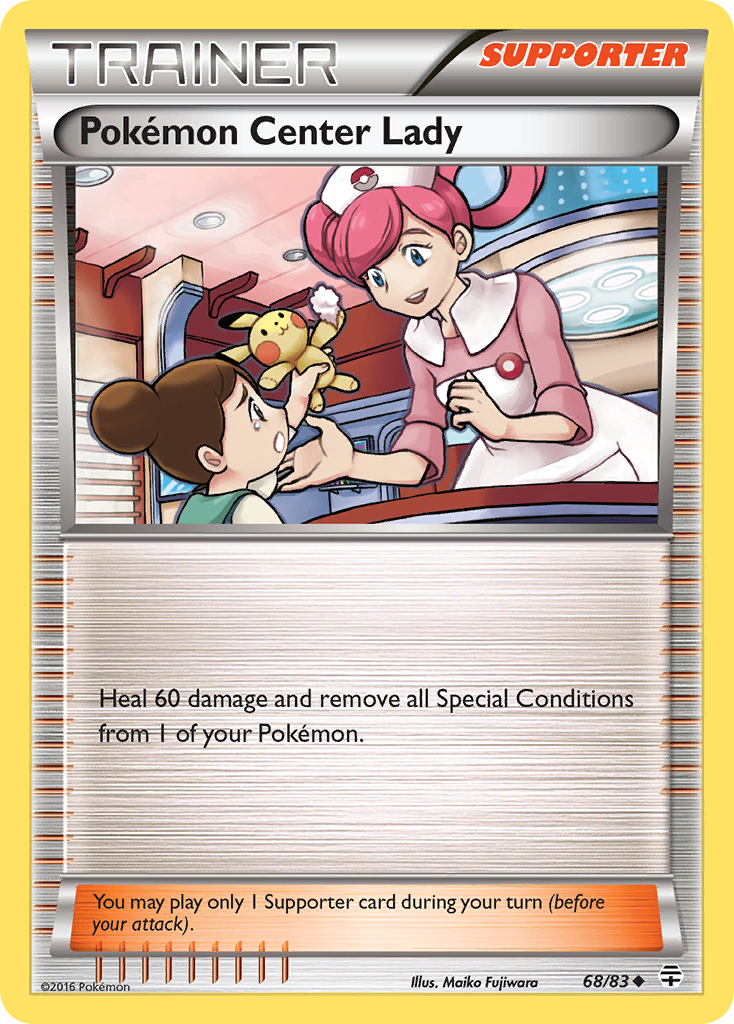 Pokemon Center Lady (68/83) [XY: Generations] | Tables and Towers