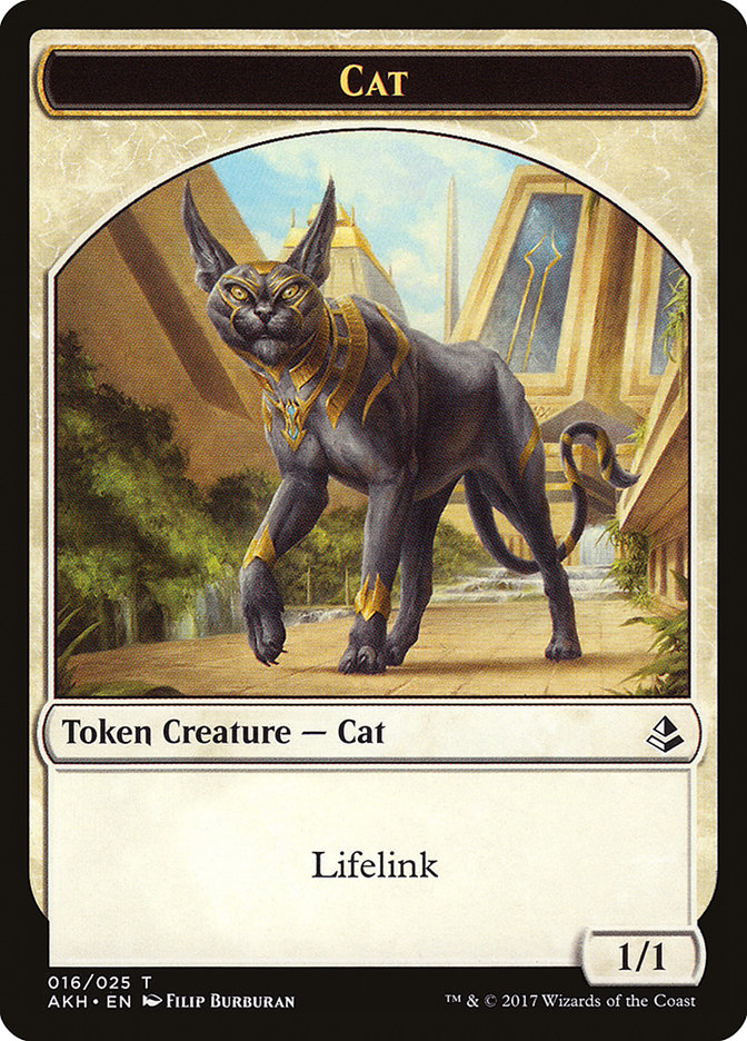 Cat Token [Amonkhet Tokens] | Tables and Towers