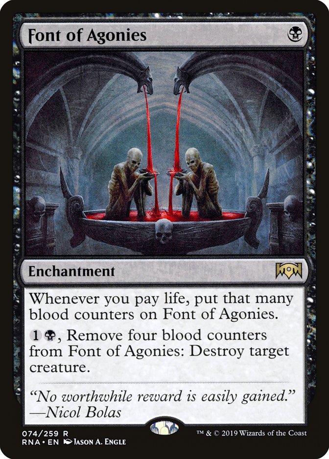 Font of Agonies [Ravnica Allegiance] | Tables and Towers