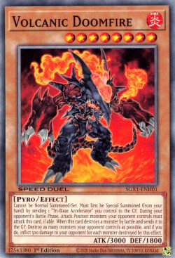 Volcanic Doomfire [SGX1-ENH01] Common | Tables and Towers