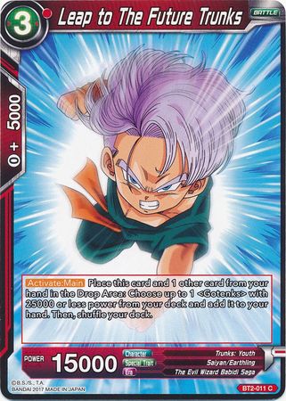 Leap to The Future Trunks (BT2-011) [Union Force] | Tables and Towers