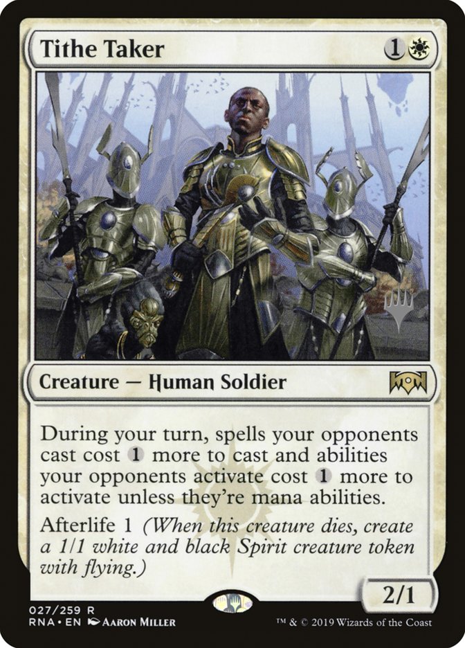 Tithe Taker (Promo Pack) [Ravnica Allegiance Promos] | Tables and Towers