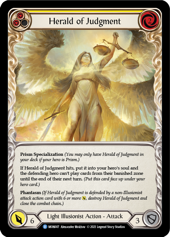 Herald of Judgment [MON007] (Monarch)  1st Edition Normal | Tables and Towers