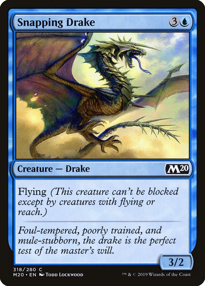 Snapping Drake [Core Set 2020] | Tables and Towers