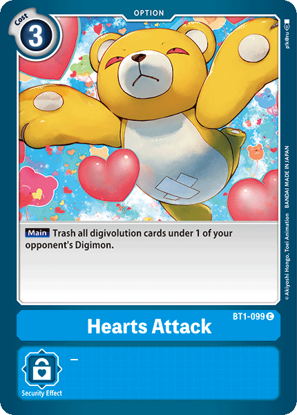 Hearts Attack [BT1-099] [Release Special Booster Ver.1.0] | Tables and Towers