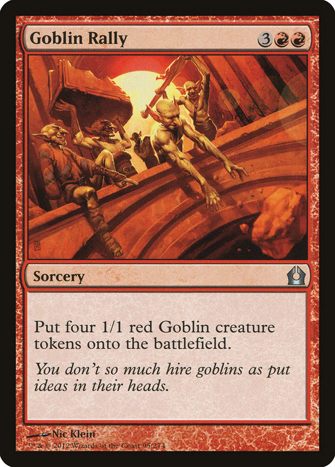 Goblin Rally [Return to Ravnica] | Tables and Towers