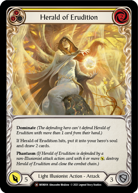 Herald of Erudition [U-MON004-RF] (Monarch Unlimited)  Unlimited Rainbow Foil | Tables and Towers