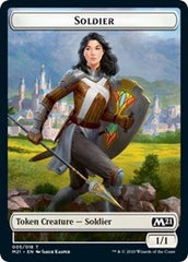 Soldier // Weird Double-Sided Token [Core Set 2021 Tokens] | Tables and Towers