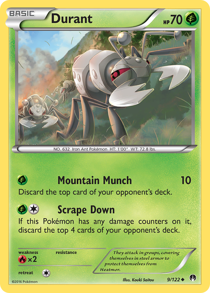 Durant (9/122) [XY: BREAKpoint] | Tables and Towers