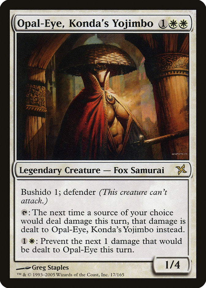 Opal-Eye, Konda's Yojimbo [Betrayers of Kamigawa] | Tables and Towers